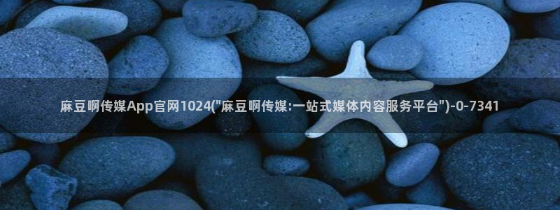 麻豆视频系列页面